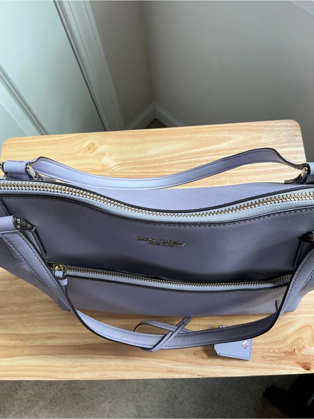 kate spade Cameron Lavender Saffiano Leather Tote